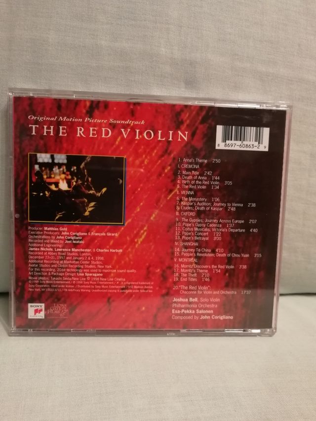 CD The Red Violin