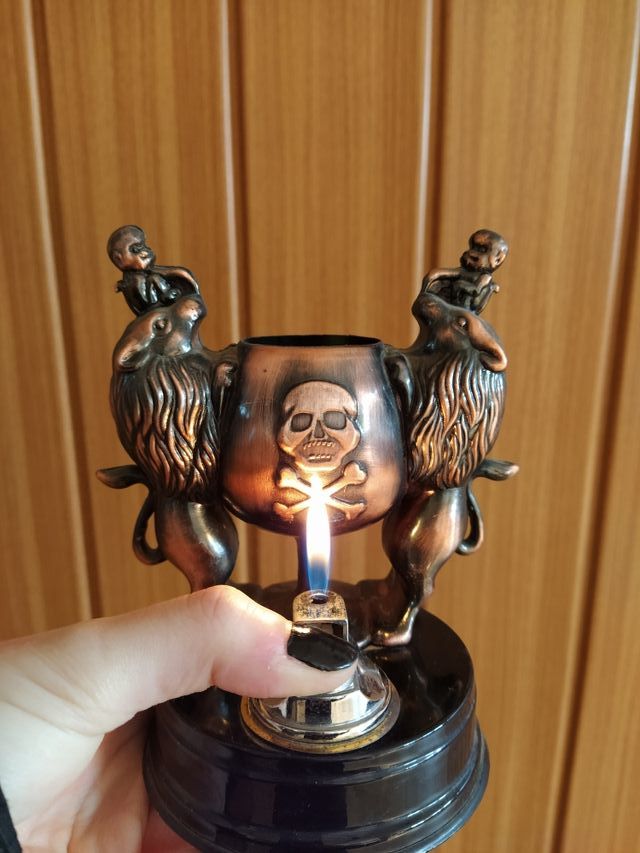 Encendedor mechero bronce