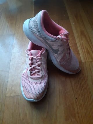 zapatillas nike rosa pastel
