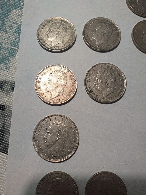 lote monedas Juan Carlos primero