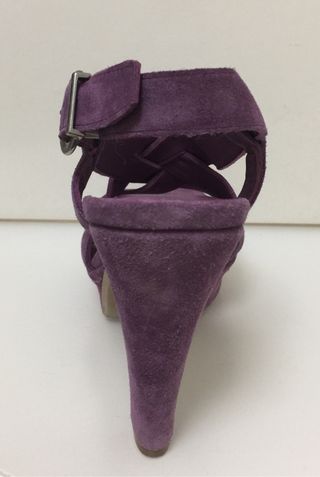 Sandalias de tacón alto con plataforma Morada. de segunda mano por 17,99  EUR en Algeciras en WALLAPOP