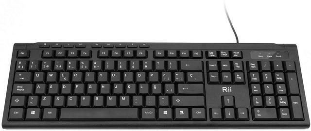 Teclado Cable, QWERTY español,Negro SIN ESTRENAR