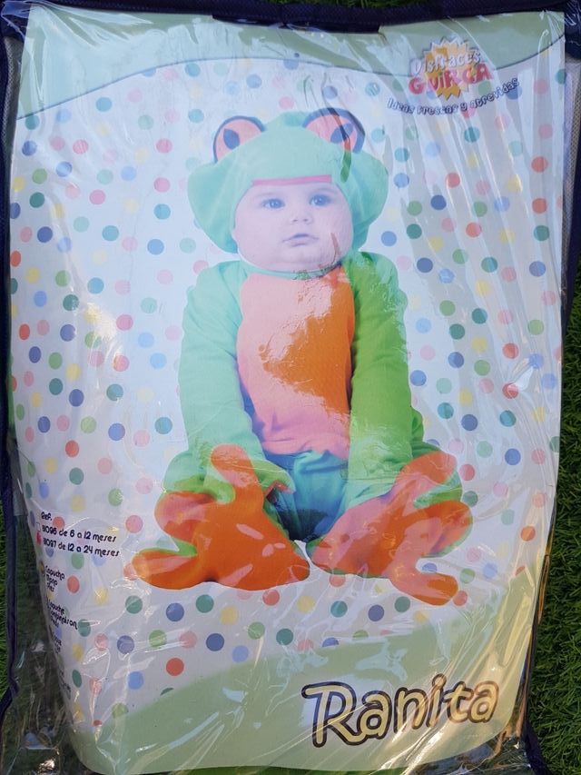 Disfraz de Ranita, talla 12-24