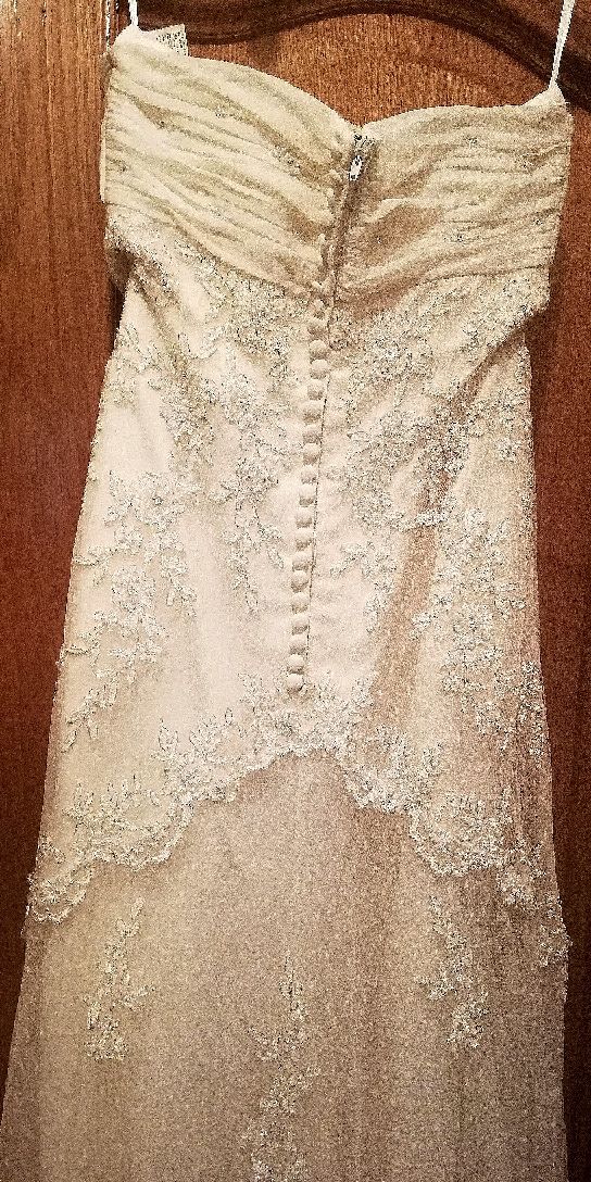 Vestido encaje y cristales