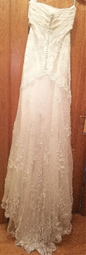 Vestido encaje y cristales