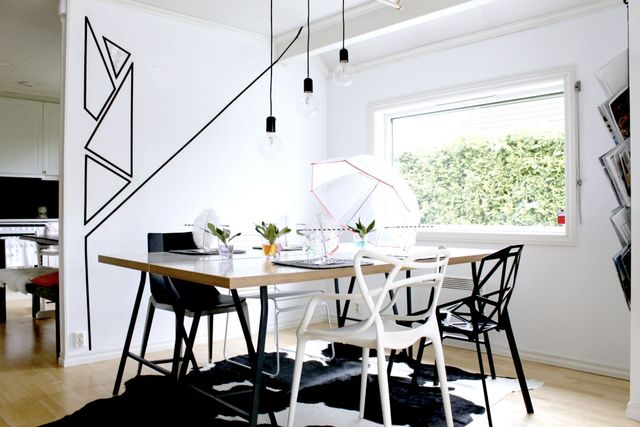 NUOVE sedie bianche/nere