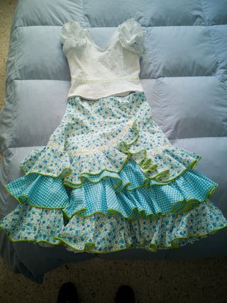 Traje Flamenca Corto De Segunda Mano En La Línea De La Concepción En Wallapop