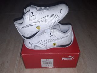 zapatillas puma ferrari blancas hombre