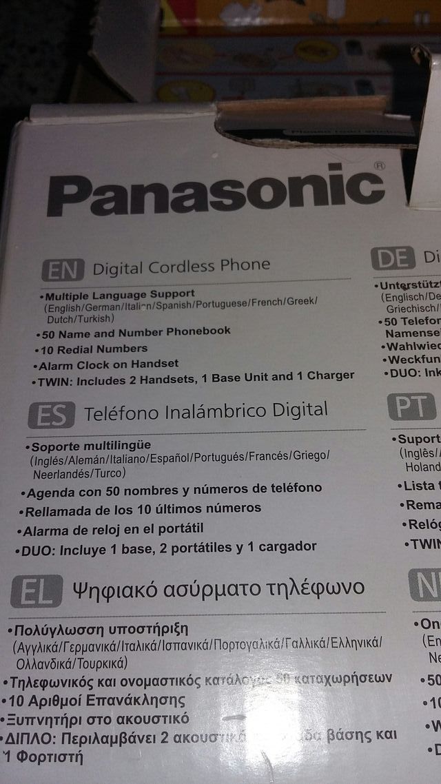 Pareja de teléfonos inalambricos