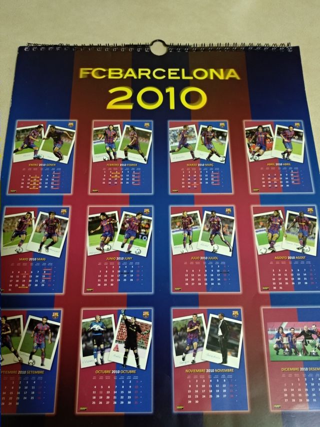 CALENDARIO 2010 FC BARCELONA