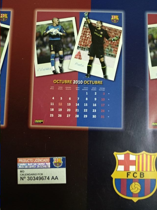 CALENDARIO 2010 FC BARCELONA
