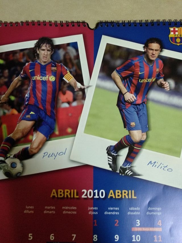 CALENDARIO 2010 FC BARCELONA