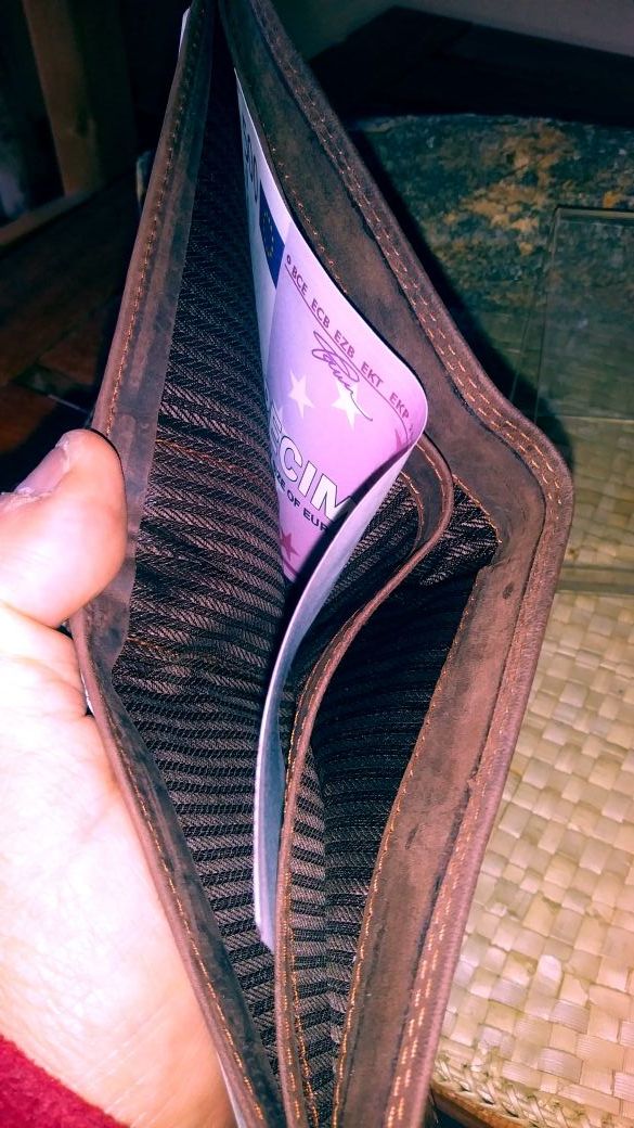 billetera sin monedero