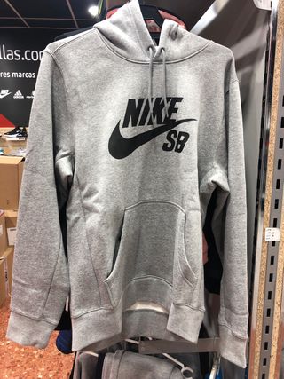 sudaderas nike sb gris