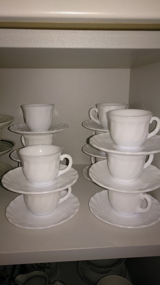 Set da caffè bianco Luminarc 11 tazze e piatti