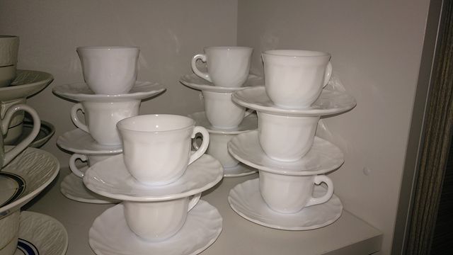 Set da caffè bianco Luminarc 11 tazze e piatti