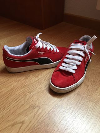 zapatillas puma rojas para mujer