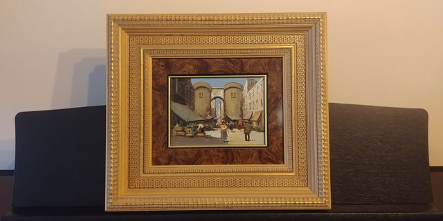 Espectacular cuadro oleo sobre tabla