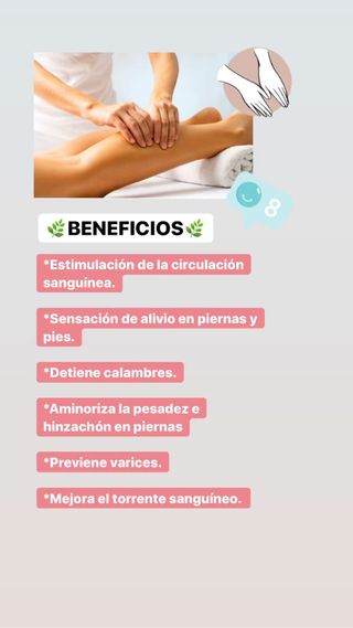 Masaje Piernas Cansadas Beneficios 2025