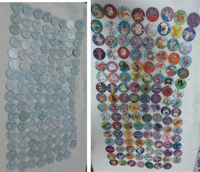 tazos rappers magic box / kraks pokemon / rollers