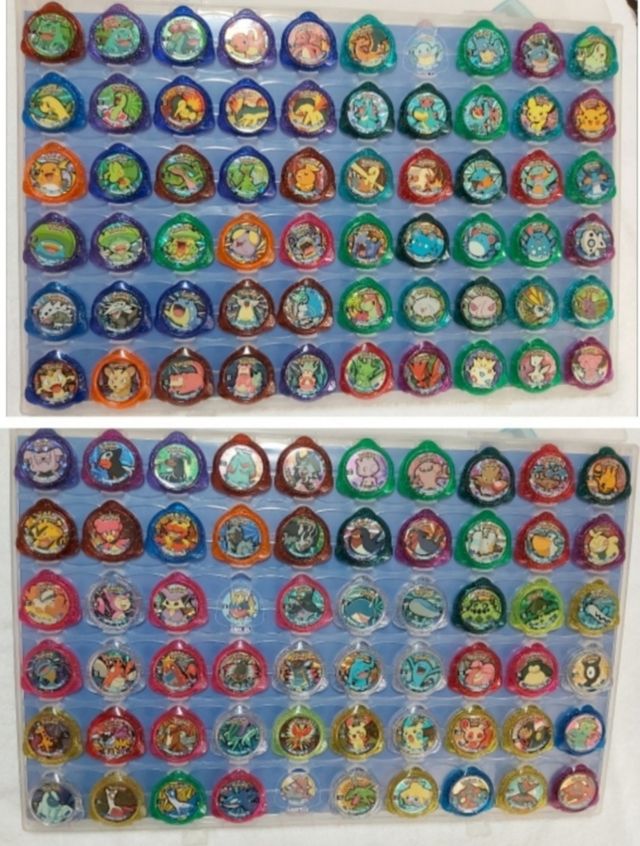 tazos rappers magic box / kraks pokemon / rollers