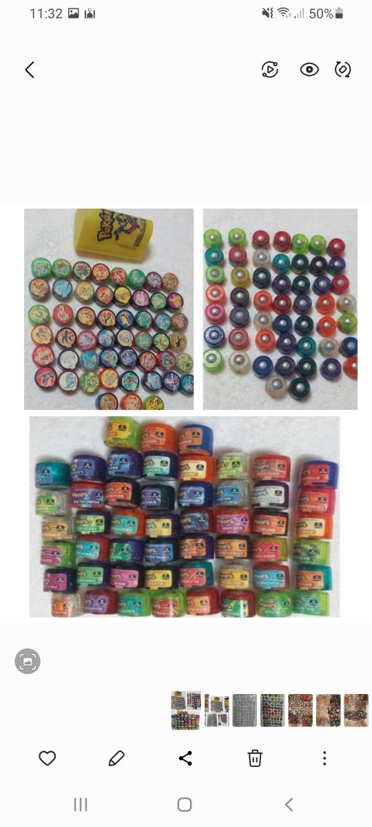 tazos rappers magic box / kraks pokemon / rollers