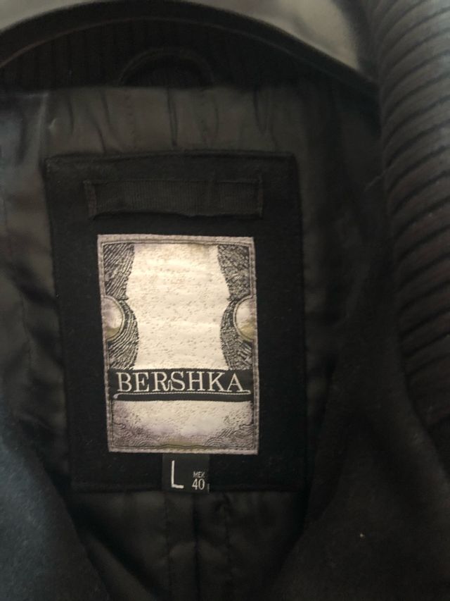 Abrigo negro caballero