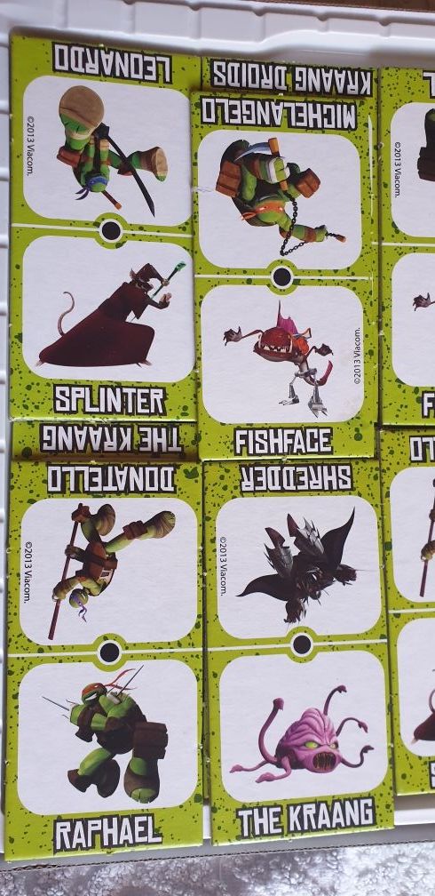 Domino de asociación Tortugas ninja