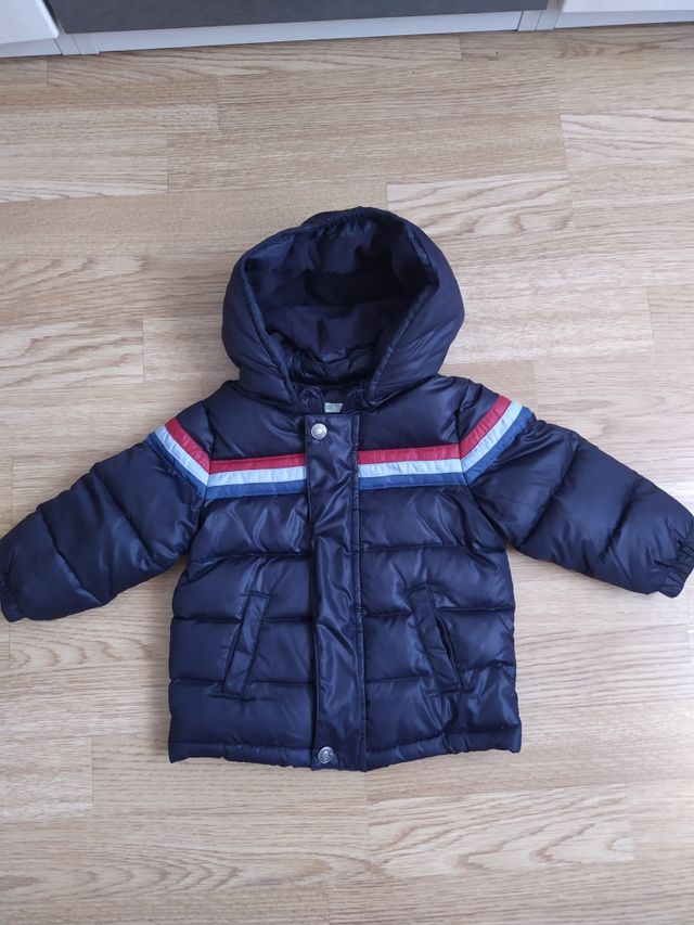 cazadora plumas Benetton 9-12m