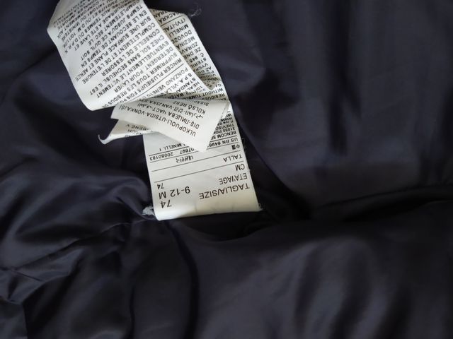 cazadora plumas Benetton 9-12m