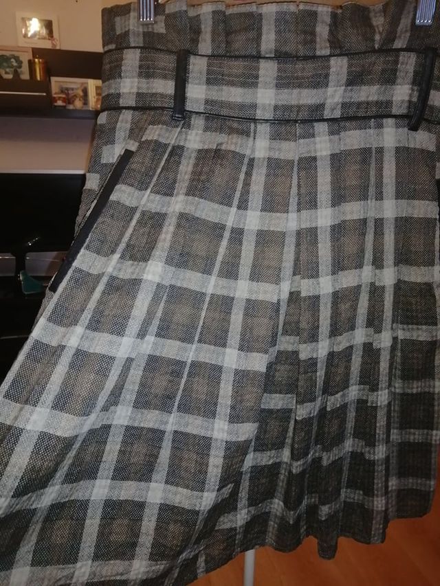 falda de cuadros