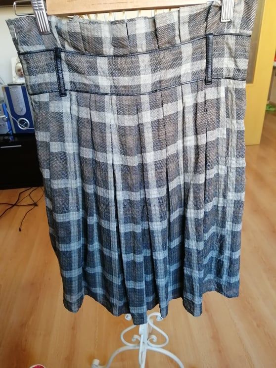 falda de cuadros