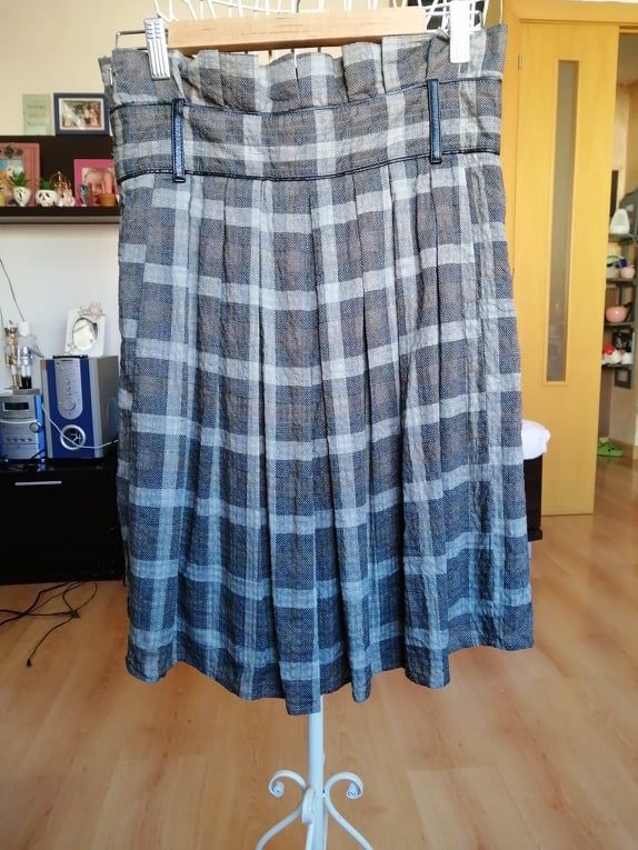 falda de cuadros
