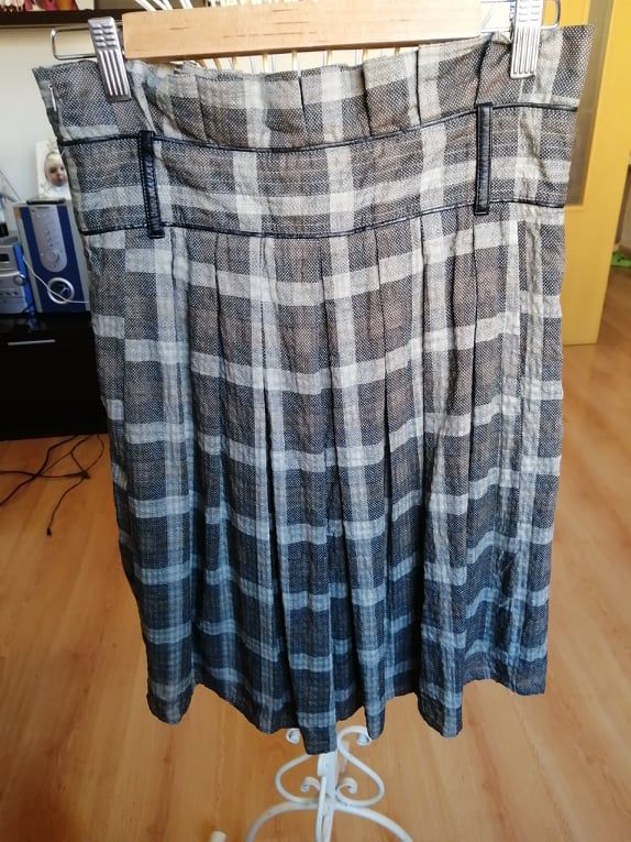 falda de cuadros
