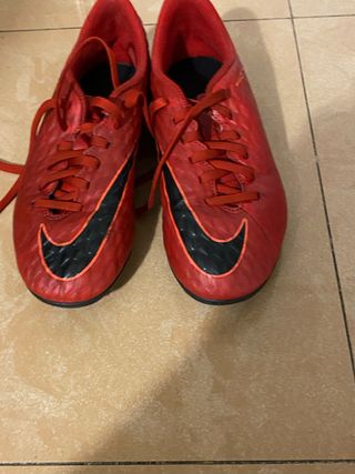 nike rojas futbol