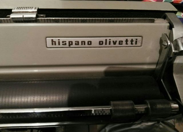 Maquina de escribir.