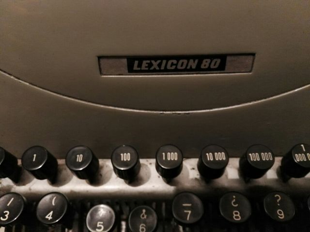 Maquina de escribir.