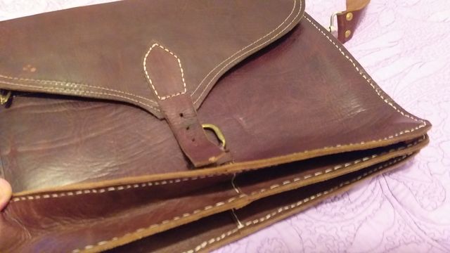 Bolso Mensajero de piel