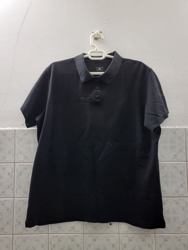 Polo negro talla XL