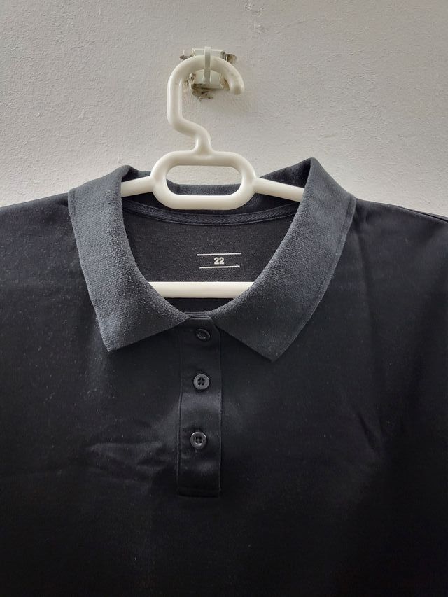Polo negro talla XL