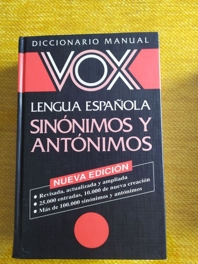 Diccionario Vox Sinónimos y Antonimos