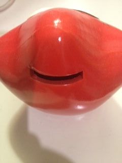 Hucha Roja Estrella de Cerámica