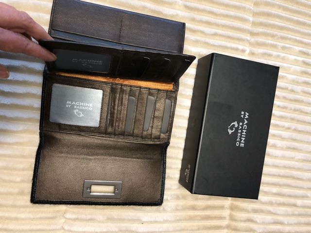 Billetero y tarjetero piel