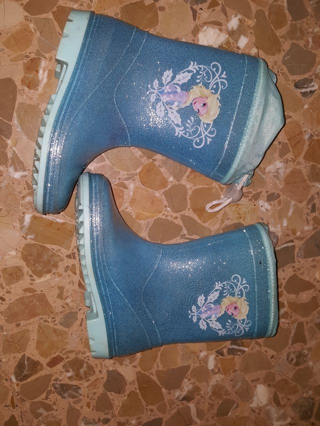 botas de agua frozen talla 27