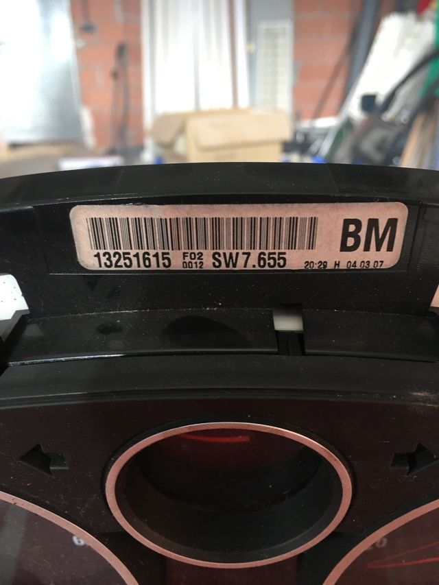 Marcador Opel Astra año 2007