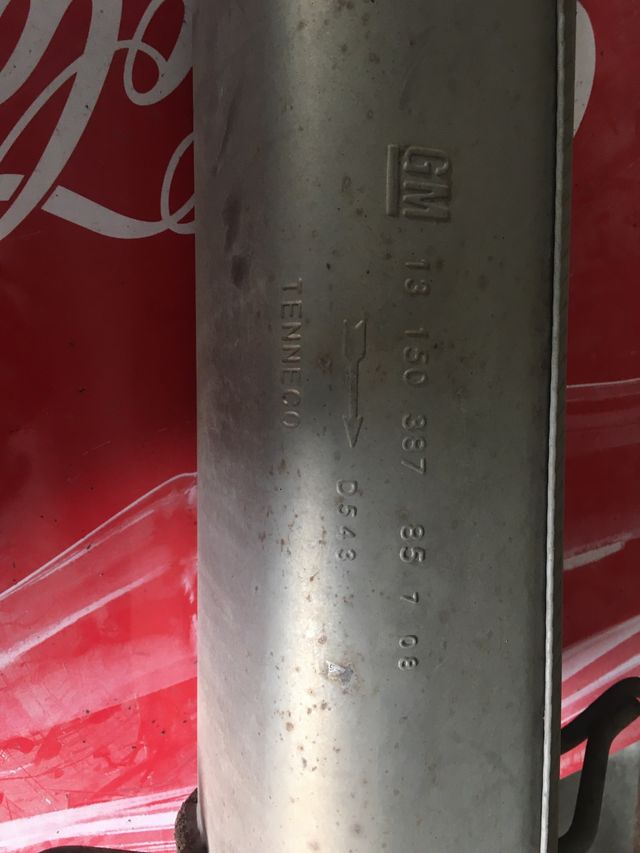 Silencio trasero Opel Astra año 2007