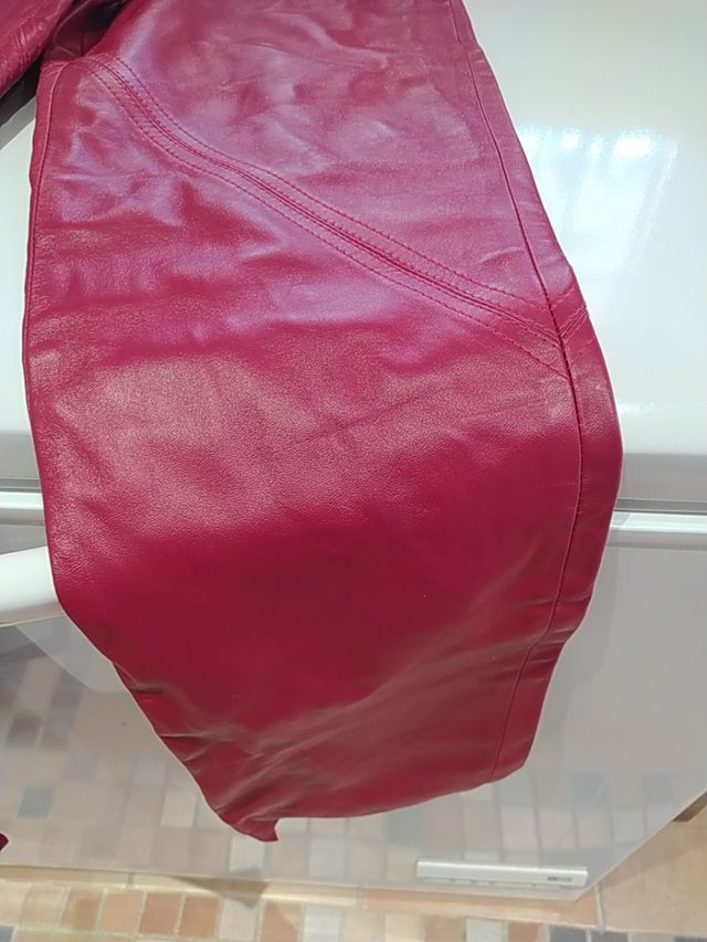 Pantalón de piel mujer