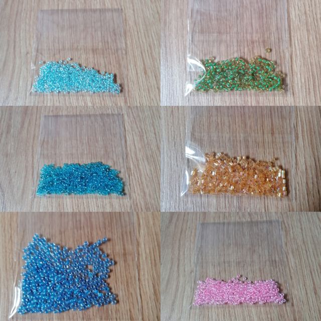 Bolsitas abalorios pequeños. En pack o individual.