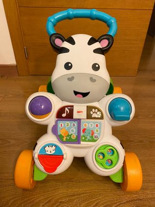 andador vaca fisher price