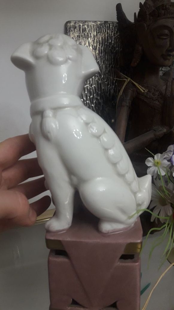 perro fu de porcelana hispania
